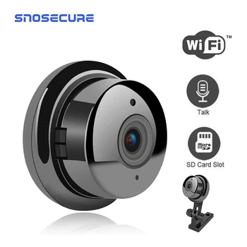 SNOSECURE HD 1080P MiNi Câmera IP de Segurança em Casa Dvr da Visão Nocturna de Detectar o Movimento de Mini Câmera de vídeo de 2 Vias de Áudio Fácil de Instalar WiFi Cam
