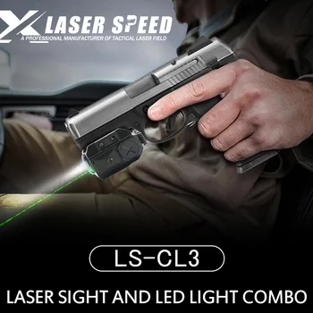 Laserspeed militar ruger p94 visão laser verde e do feixe de pistola glock de diodo emissor de luz de combinação