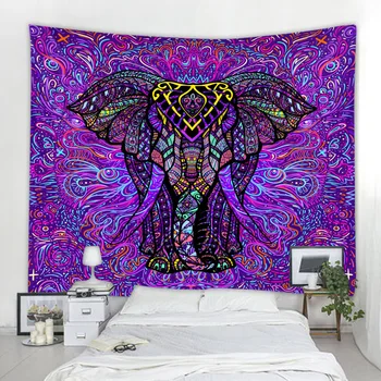 2020 explosão modelos mandala elefante mandala de fundo impressa tapeçaria cena decoração pano de vários tamanhos opcionais