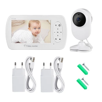 ZY de 4,3 polegadas sem Fio de Cor do Monitor do Bebê 1080P HD de Áudio e Vídeo Bebê Câmera Monitor de Temperatura VOX Câmera de Segurança de Áudio em Dois sentidos