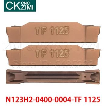N123H2-0400-0004-TF 1125 Fenda de Corte de Pastilhas de metal duro ferramentas de Torno de Carboneto de Tungstênio Ferramentas de Corte para Torno CNC, Fresa de Metal