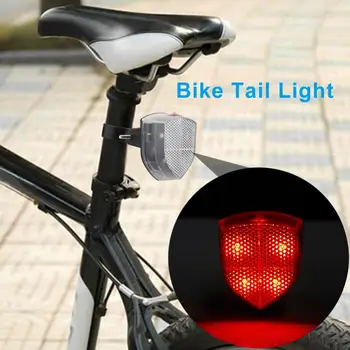 Vermelho de Segurança Bicicleta de Cauda Luz do DIODO emissor de luz 4 Waterproof a luz de Advertência do Refletor Fácil de Instalar Ciclismo Accs