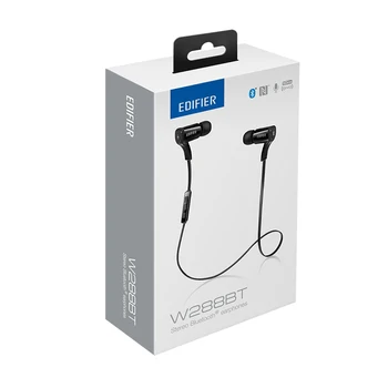 EDIFIER W288BT Bluetooth 4.0 fone de ouvido Treino Esporte Em-ear Fone de ouvido à prova d'água e suor Fone de ouvido Estéreo