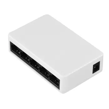 5 Porta RJ45 de Rede RJ-45 Switch 10/100Mbps Fast Ethernet Caixa de Interruptor Adaptador Divisor de Hub Extender Conector